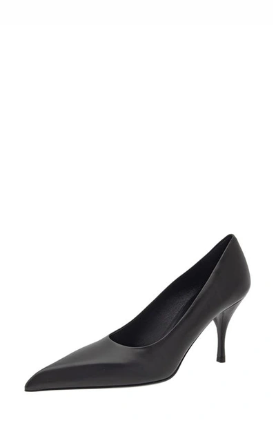 Prada Modellerie Pointed Toe Pump In Black