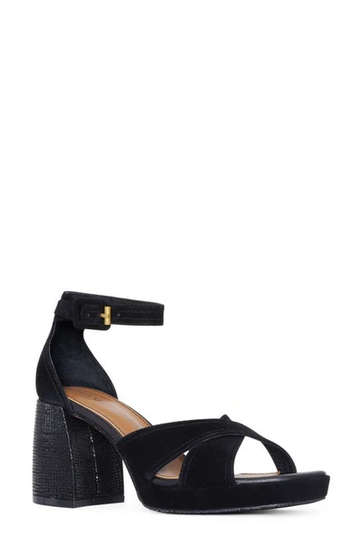 Donald Pliner Block Heel Sandal In Black