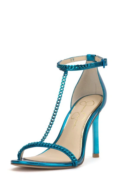 Jessica Simpson Qiven T-strap Sandal In Amalfi Blue