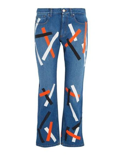 Christopher Kane Denim Pants In Blue