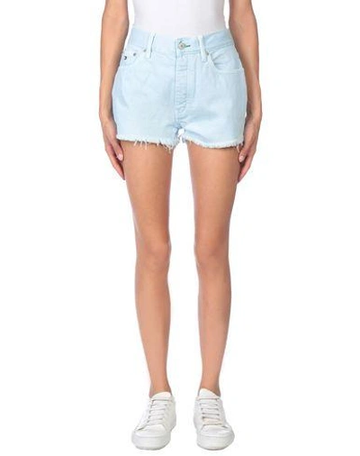Tommy Jeans Denim Shorts In Sky Blue