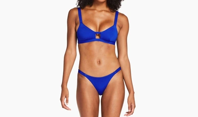 Vitamin A Zuri Bottom In Sardinia Blue In Multi