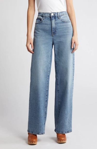 Frame Le Jane High Waist Wide Leg Jeans In Lomina