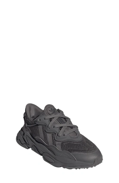 Adidas Originals Kids' Ozweego Trainer In Charcoal/ Charcoal/ Charcoal