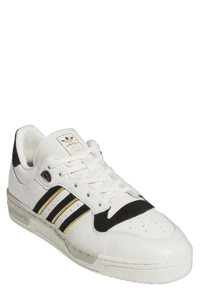 Adidas Originals Rivalry 86 Low Basketball Sneaker In Cloud White/ Black/ Ivory