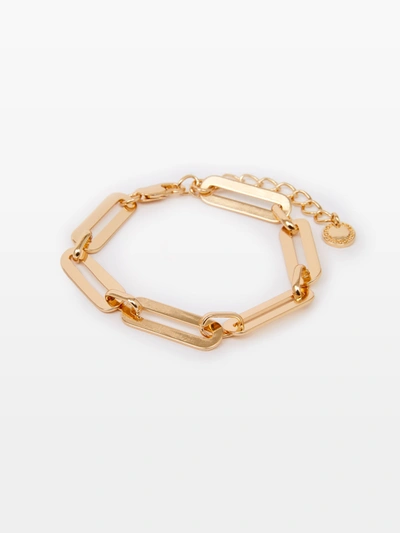 French Connection Chain Link Bracelet Gold