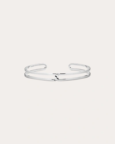 Kinraden Women's Small Blast Cuff Bracelet In Silver
