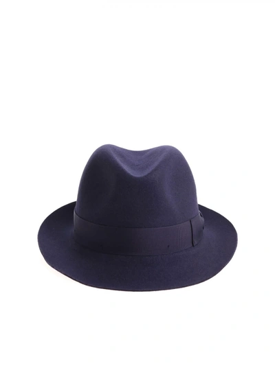 Borsalino Felt Hat In Blue