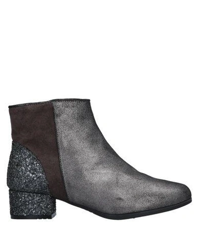 Espadrilles Ankle Boot In Lead