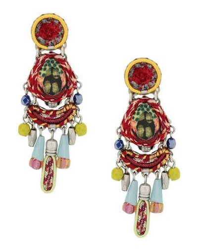 Ayala Bar Earrings In Red