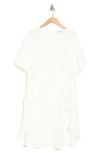 Patrizia Luca Ruffle High-low Tunic Top In White