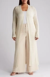 By Design Tanisha Openwork Duster Cardigan In Antique White