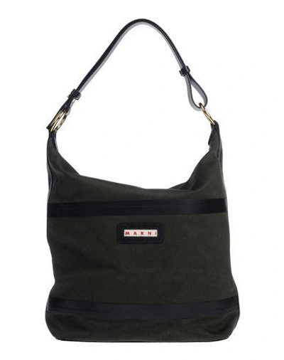 Marni Handbags In Dark Green