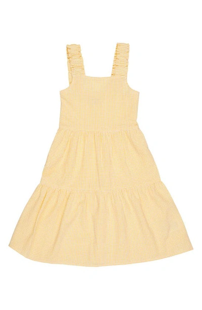 Barbour Kids' Mia Gingham Sunrise Cotton Dress