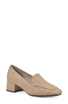 Cliffs By White Mountain Quinta Loafer In Natural Raffia- Textile