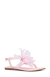 New York And Company Flora Sandal In Pastel Pink