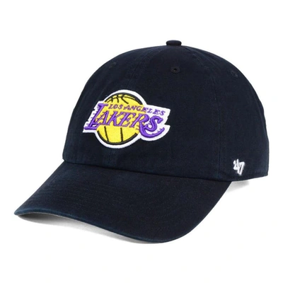 47 Los Angeles Lakers ' Clean Up Hat In Black