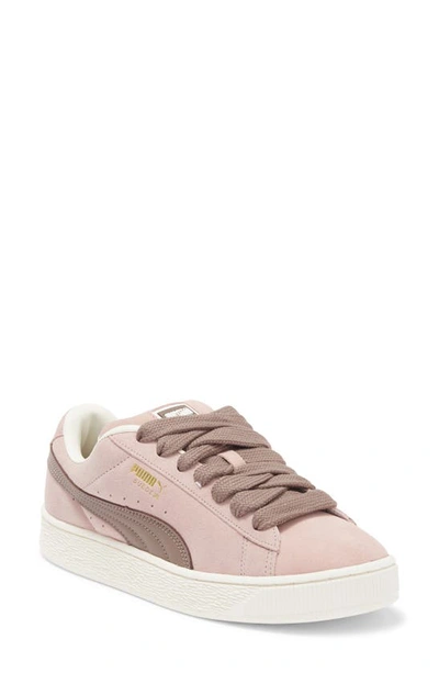 Puma Suede Xl Trainer In Pink/brown