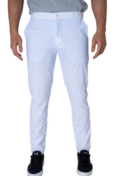 Maceoo Slim Fit Pants In White