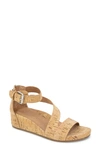 Gentle Souls By Kenneth Cole Gwen Asymmetric Strappy Sandal In Natural