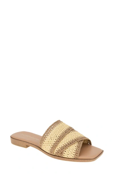 Bcbgeneration Lileen Slide Sandal In Tan,natural