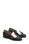 G.h.bass Esther Kiltie Weejuns® Loafer In Black/ White