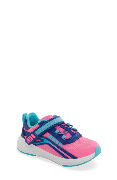 Stride Rite Kids' Little Girls M2p Journey 3.0 Apma Approved Shoe In Pink