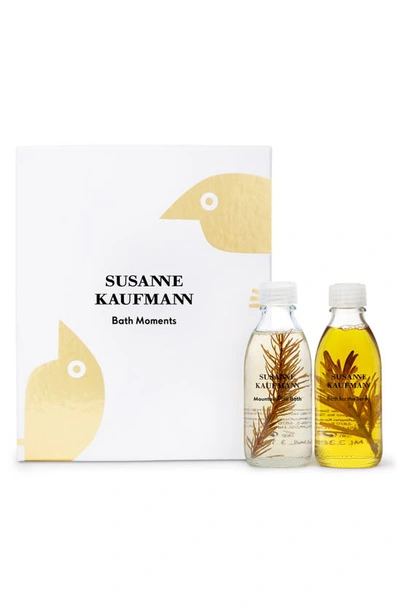 Susanne Kaufmann Bath Moments Set Of 2 Bath Oils $65 Value In White
