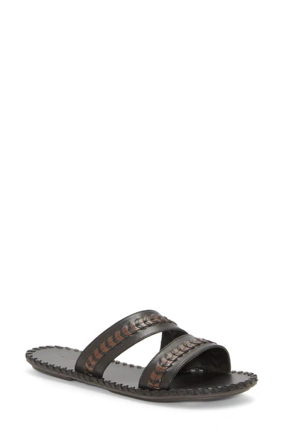 Lucky Brand Zanora Slide Sandal In Black,array Leather