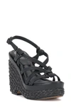 Vince Camuto Delyna Espadrille Wedge Sandal In Black