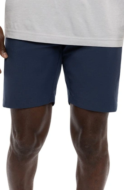 Travis Mathew Chino Shorts In Dress Blues