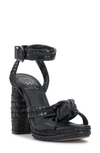 Vince Camuto Fancey Ankle Strap Sandal In Black