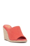 Vince Camuto Fayla Wedge Sandal In Peach Pop