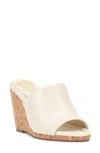 Vince Camuto Fayla Wedge Sandal In Creamy White