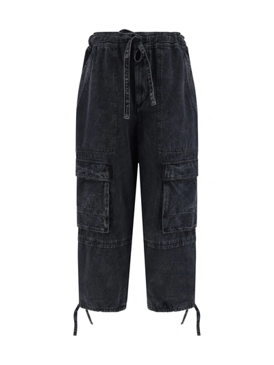 Marant Etoile Ivy Straight Trousers In Black