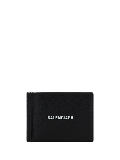 Balenciaga Creditcardholder In Black/l White