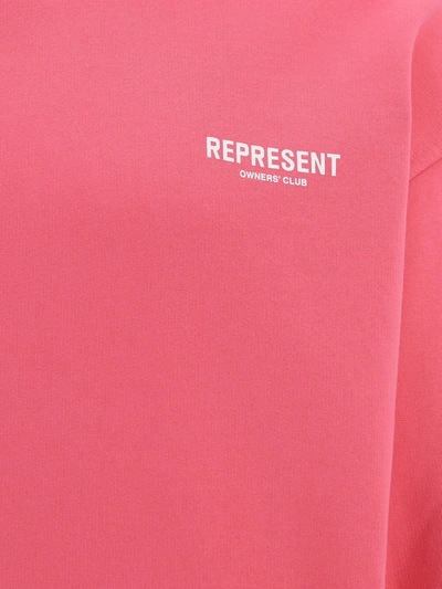 Represent Felpa Con Cappuccio In Pink