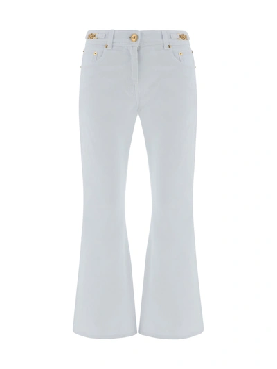 Versace Denim Jeans In White