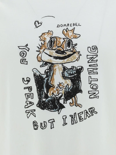 Domrebel T-shirt Speak In White