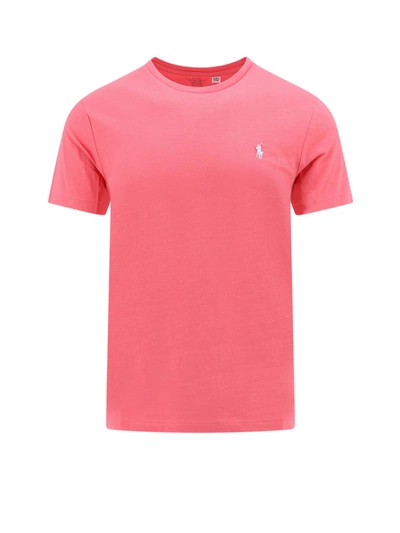 Polo Ralph Lauren Cotton T-shirt In Pink