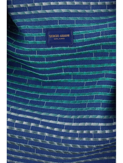 Giorgio Armani Shoulder Bag In Blue