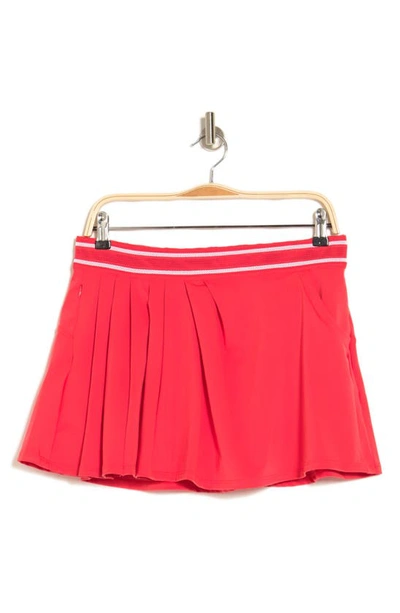 Fp Movement Round Robin Colorblock Skort In Bright Red