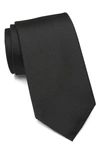 Calvin Klein King Cord Solid Tie In Black