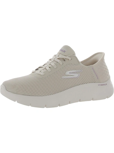 Skechers Go Walk Flex Womens Performance Lifestyle Athletic And Training Shoes In White