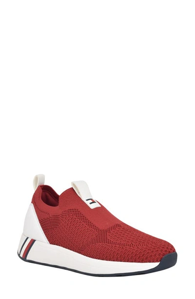 Tommy Hilfiger Aminaz Sneaker In Medium Red