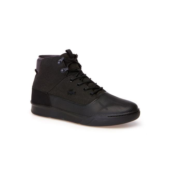 mens black lacoste boots