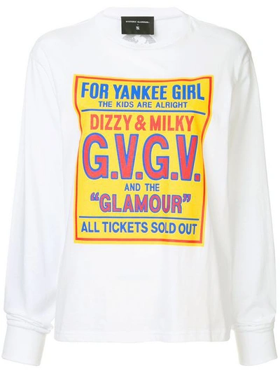 Gvgv G.v.g.v. Hysteric Glamour × G.v.g.v. Printed Hoodie - White
