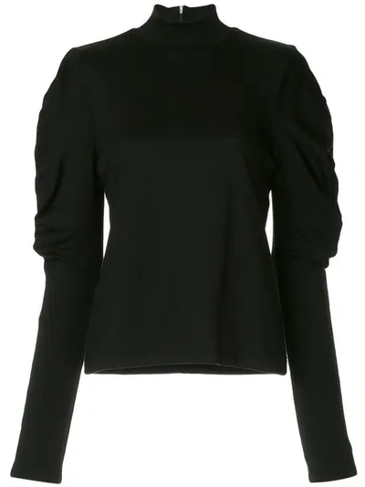 Gvgv G.v.g.v. Shirring Detail Jumper - Black