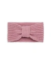 Portolano Wool Knit Headband In Pink