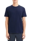 Theory Essential Crewneck Short Sleeve Tee In Admiral